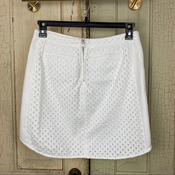 Rebecca Taylor White Denim Skirt NWT - Picture 7 of 8